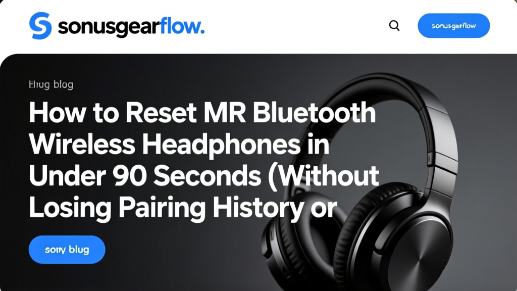Reset MR Bluetooth Headphones (2026)