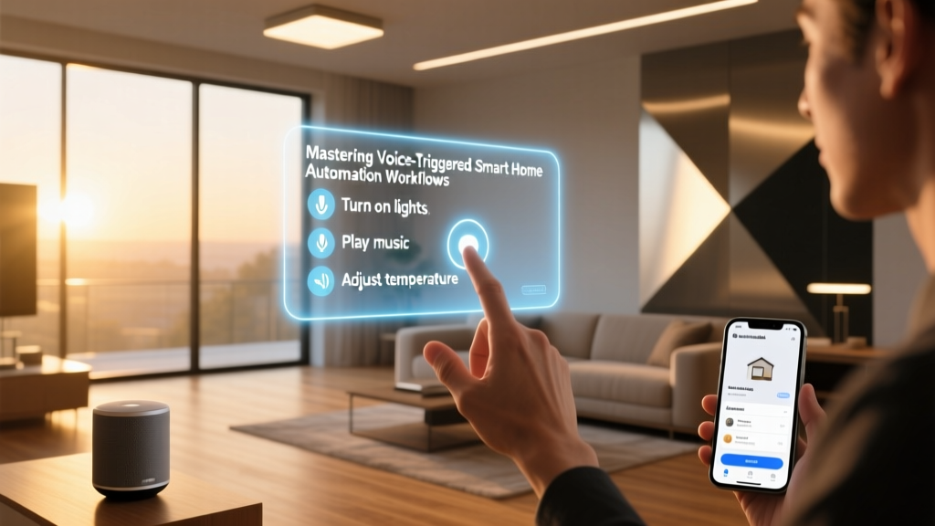 Mastering Voice-Triggered Smart Home Automation Workflows