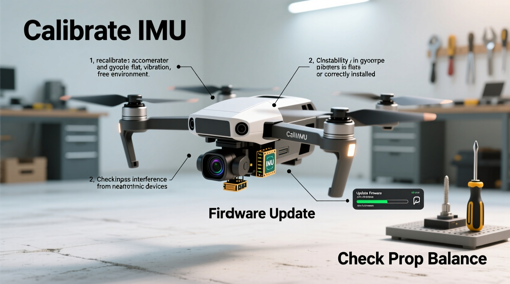 why is my drone drifting sideways calibration steps to try first