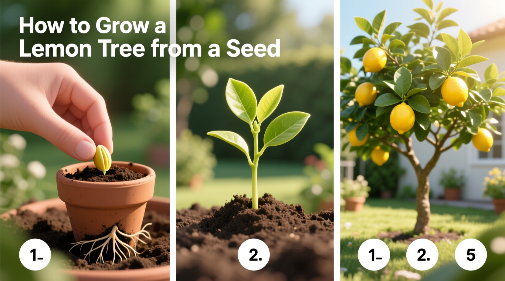 How to Grow Lemon Trees from Seeds: Complete Guide