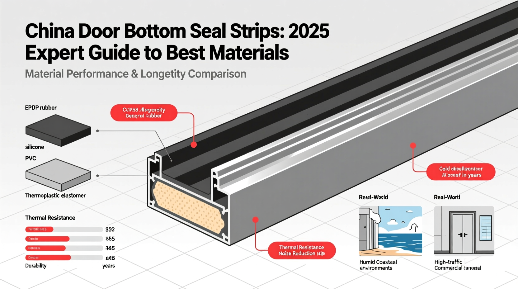 china best door bottom seal strip