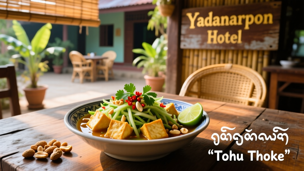 Myanmar Burmese Tofu Salad (Tohu Thoke): A Crisp, Umami-Rich Staple from Mandalay to Yangon