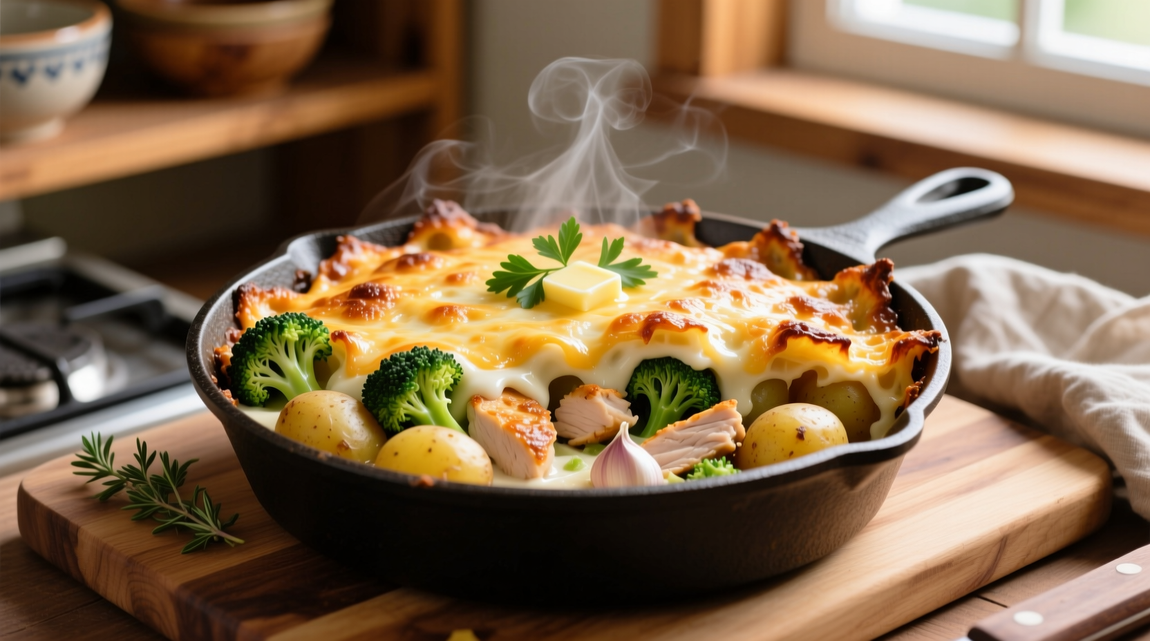Perfect Broccoli Chicken Potato Bake Recipe | 30-Min Prep