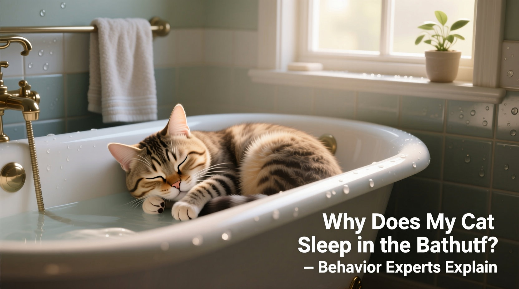 why does my cat sleep in the bathtub strange habits explained by behavior experts