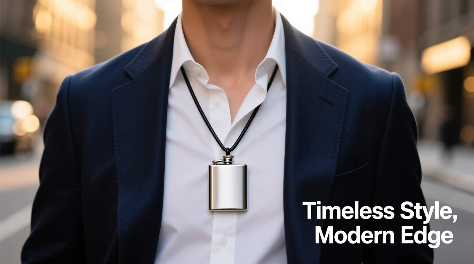 how to wear a flask pendant stylishly without looking outdated