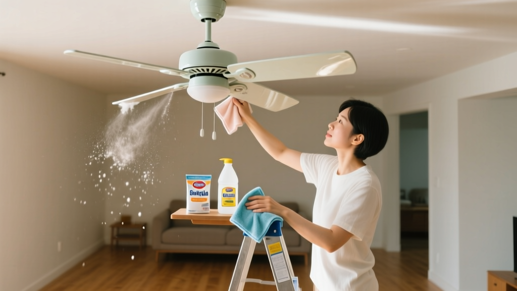 Easy & Proven: How to Clean Ceiling Fan Without Chemicals