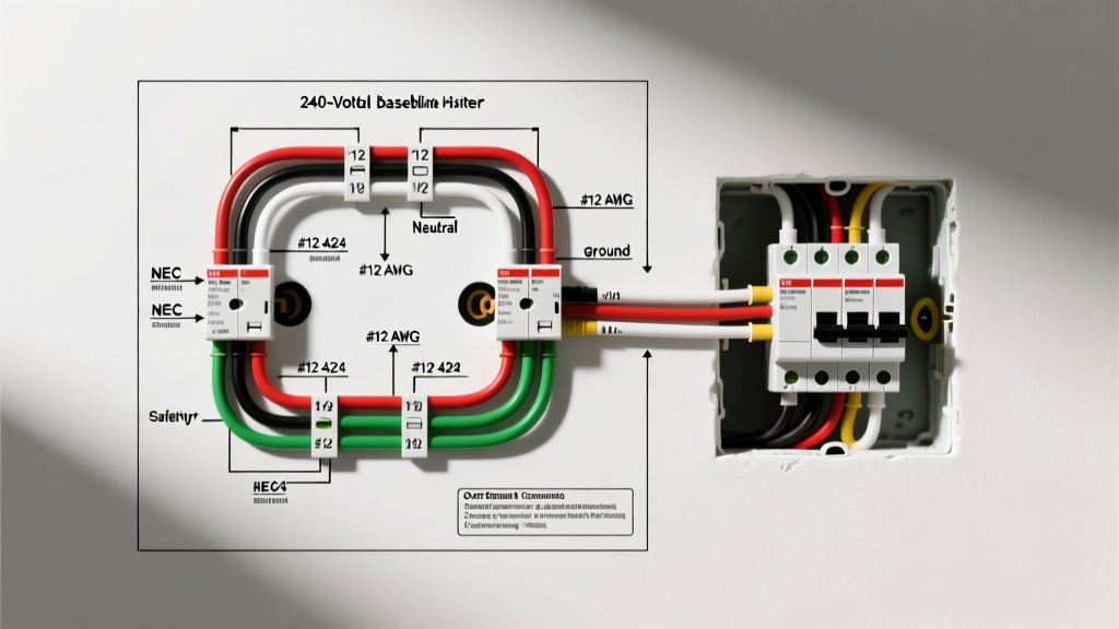 Code-Compliant Wiring Diagram for 240 Volt Baseboard Heater