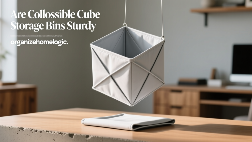 Are Collapsible Cube Storage Bins Sturdy Enough?