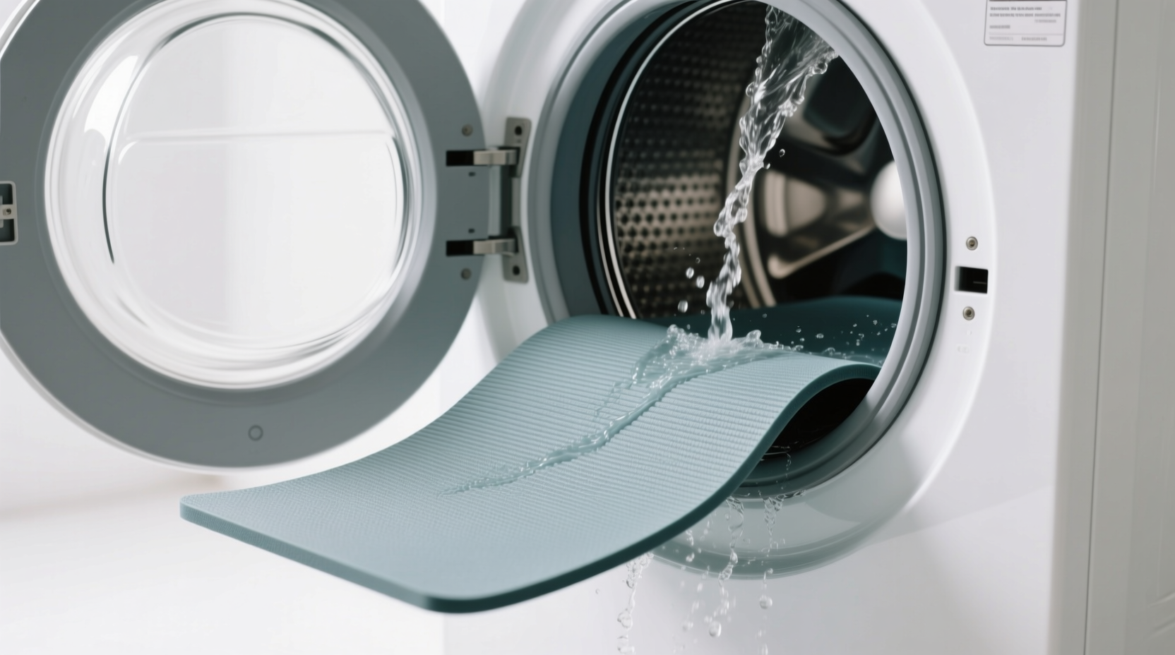 how to wash yoga mats in washing machine safely