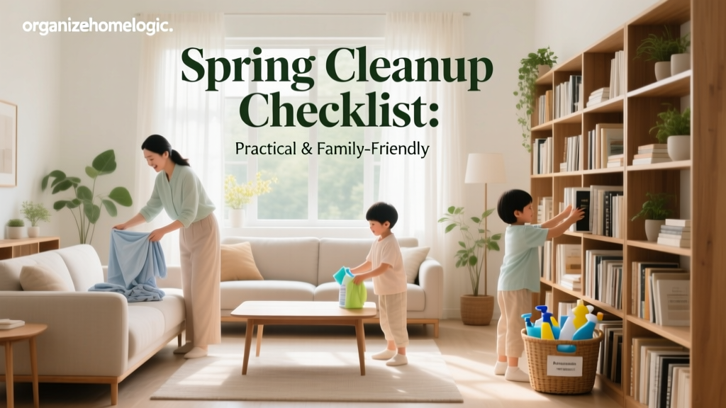Spring Cleanup Checklist: Practical & Family-Friendly