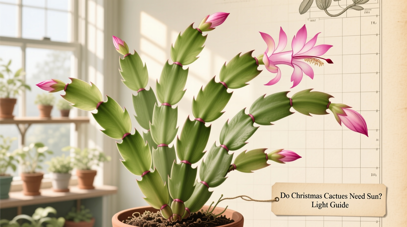 do christmas cactuses need sun