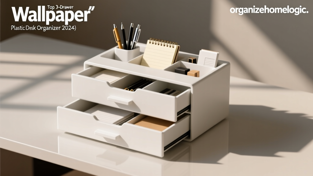 Top 3-Drawer Plastic Desk Organizer (2024)