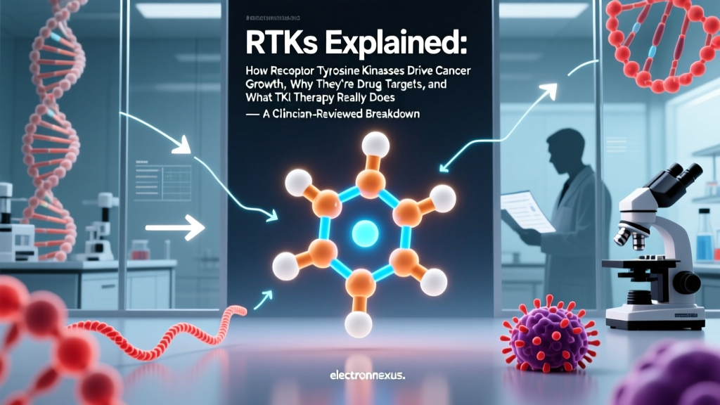 RTKs Explained: How Receptor Tyrosine Kinases Drive Cancer Growth, Why They’re Drug Targets, and What TKI Therapy Really Does — A Clinician-Reviewed Breakdown
