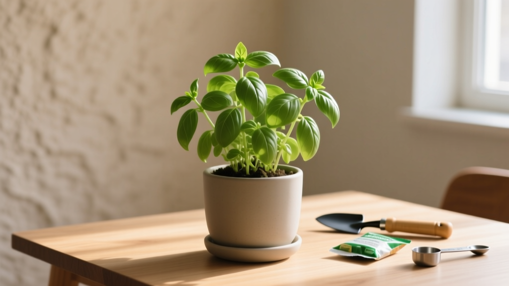 Indoor Basil Fertilizer: Fix Yellow, Leggy Plants in 7 Days