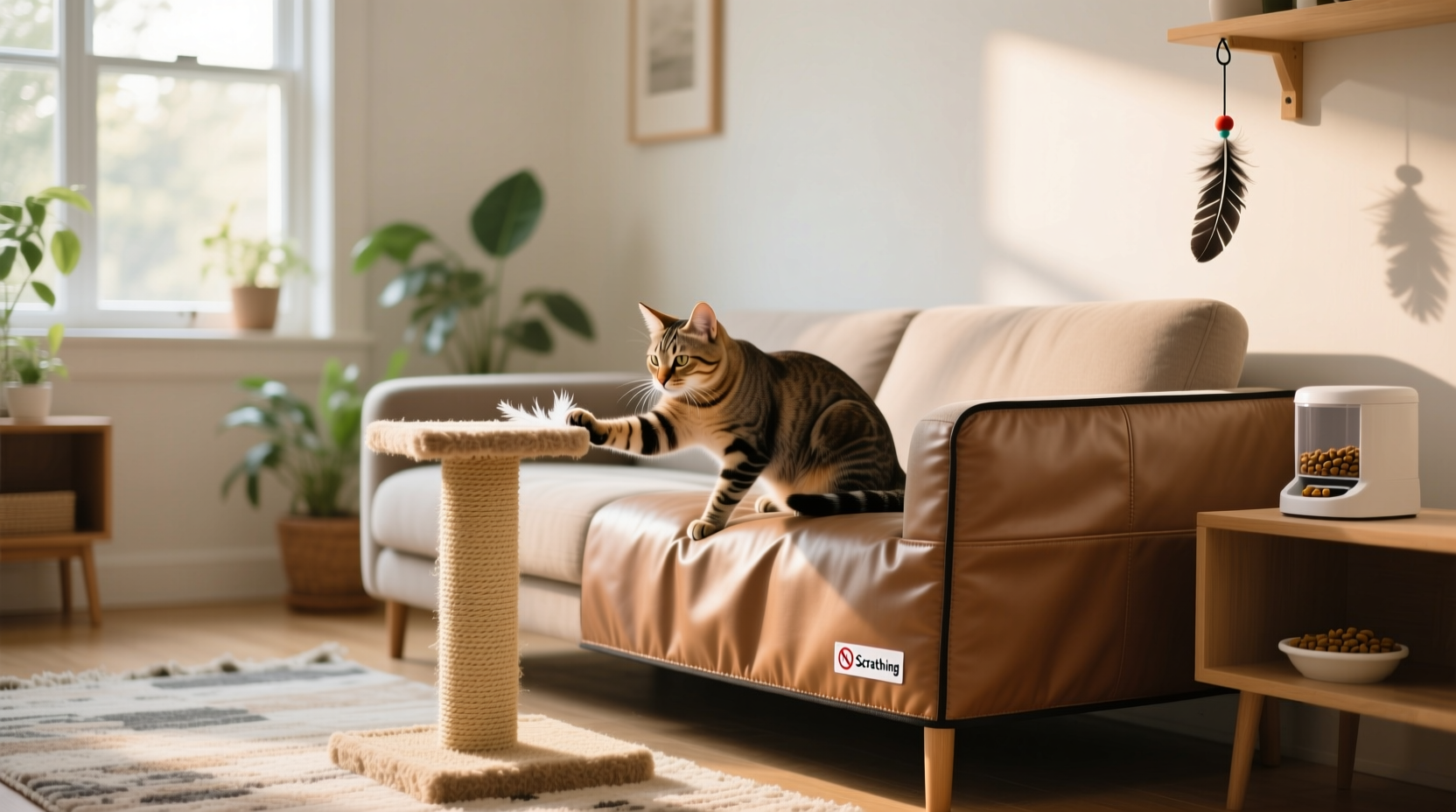 how to stop your cat from scratching the couch humanely and effectively