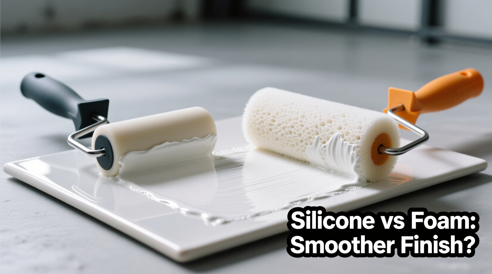 silicone vs foam paint rollers which gives a smoother finish