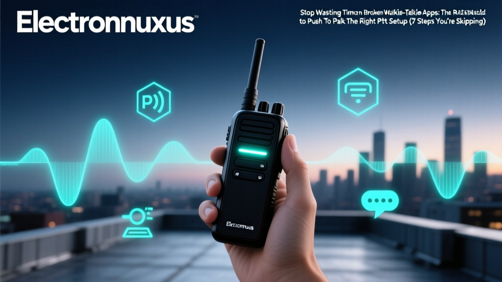 Stop Wasting Time on Broken Walkie-Talkie Apps: The Real-World Guide to Push To Talk The Right Ptt Setup (7 Steps You’re Skipping)