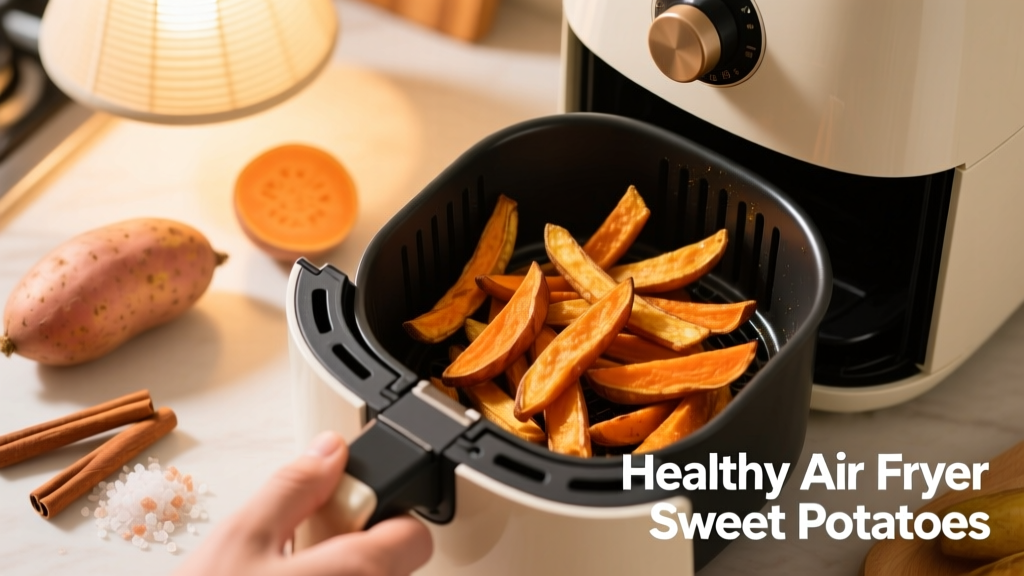 Healthy Air Fryer Sweet Potatoes (Crispy & Nutrient-Rich)