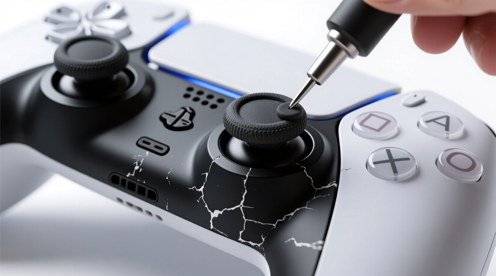 how to clean ps controller grips safely