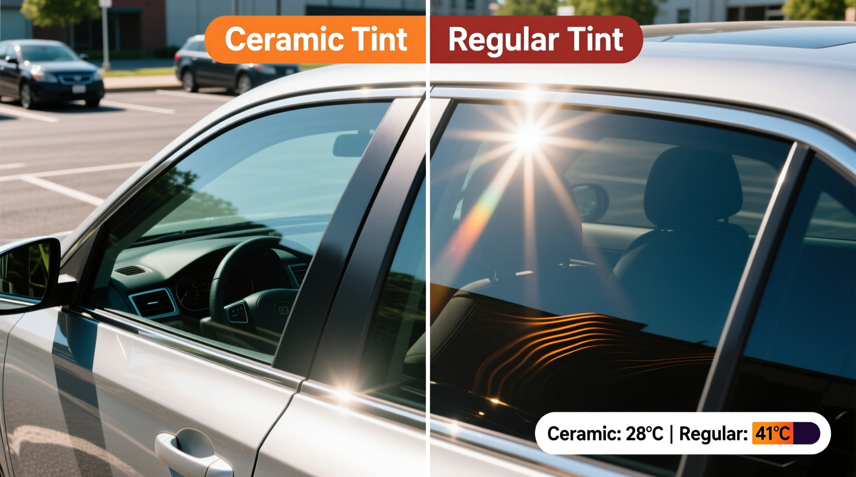 ceramic tint vs regular window tint is the heat rejection really noticeable in summer