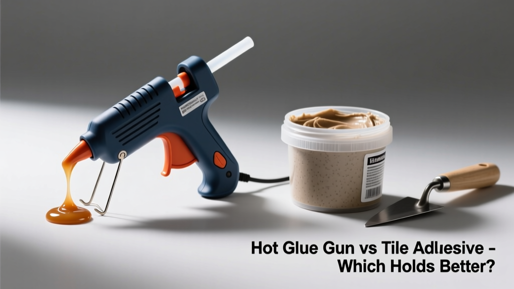 Hot Glue Gun vs Tile Adhesive: Which Holds Better?