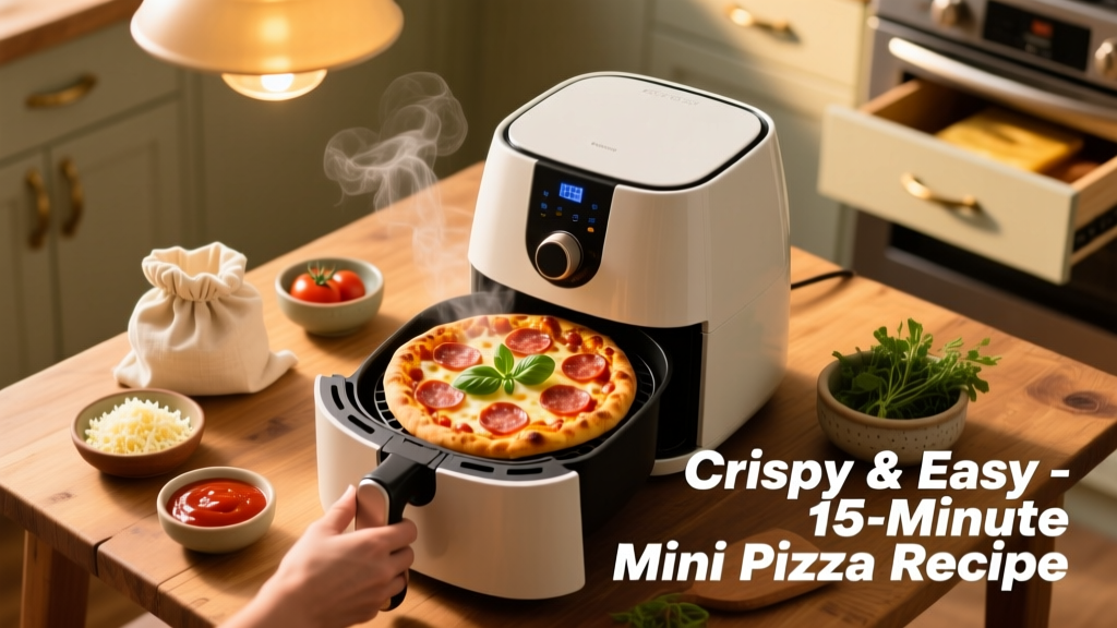 Air Fryer Deep Dish Mini Pizzas (Crispy & Easy!)