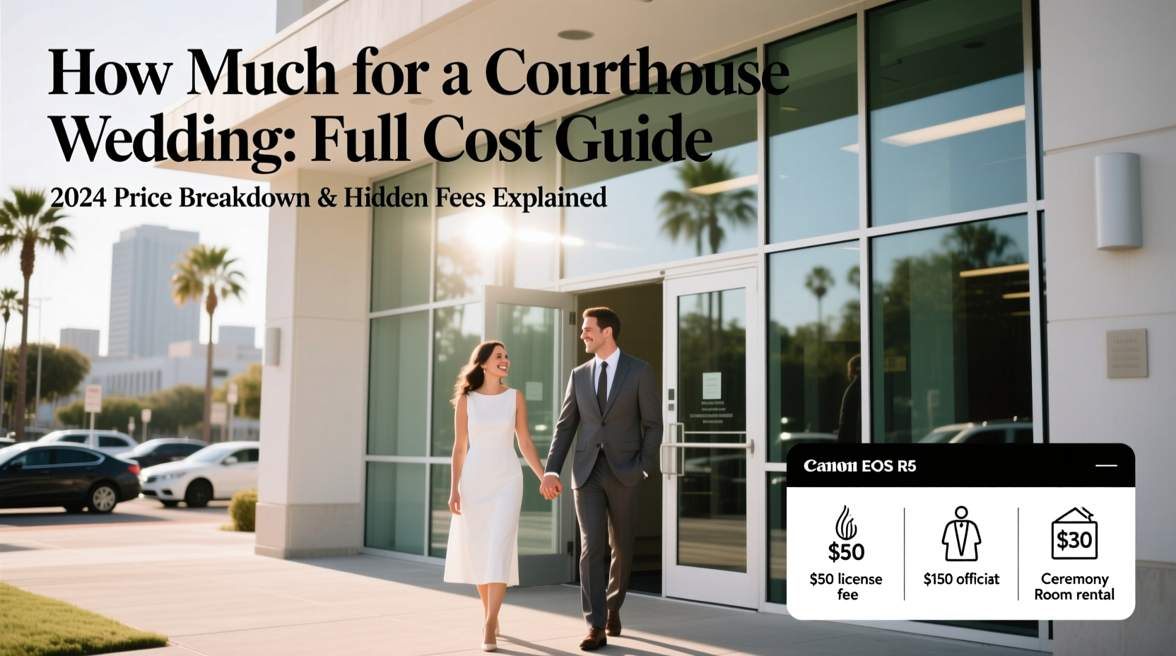 how much for courthouse wedding