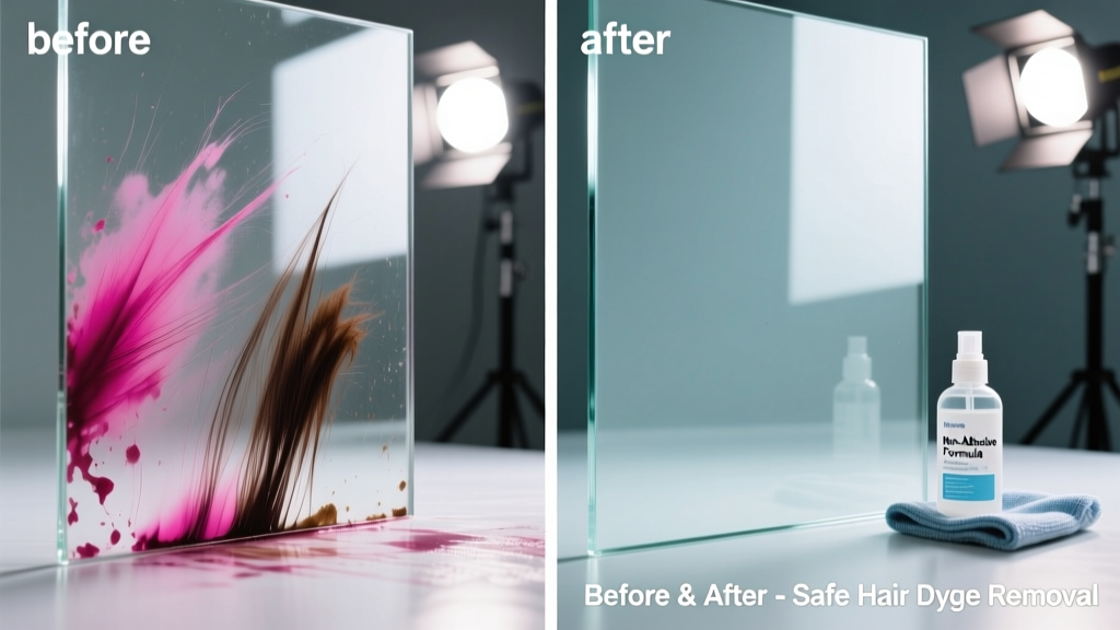 How to Remove Hair Dye from Glass Surfaces Safely