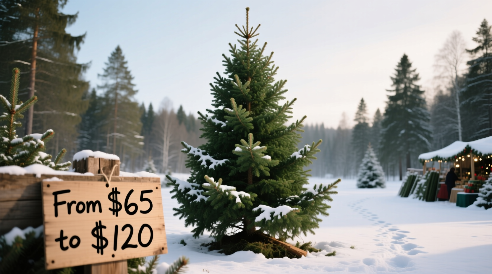 how much does real christmas tree cost