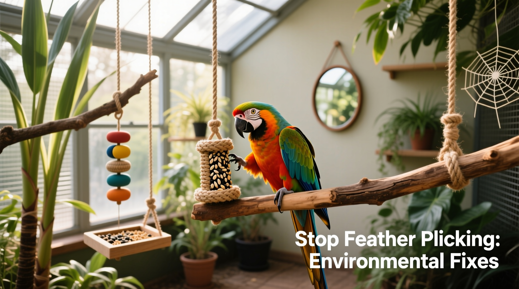 how to stop your bird from plucking its feathers environmental fixes