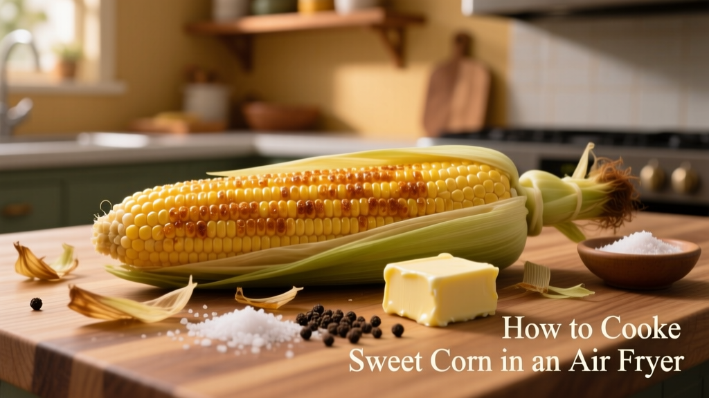 Air Fryer Sweet Corn: Crispy & Juicy in 12 Min