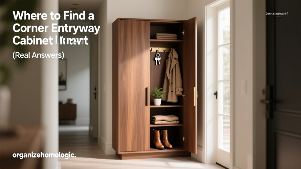 Where to Find a Corner Entryway Cabinet (Real Answers)