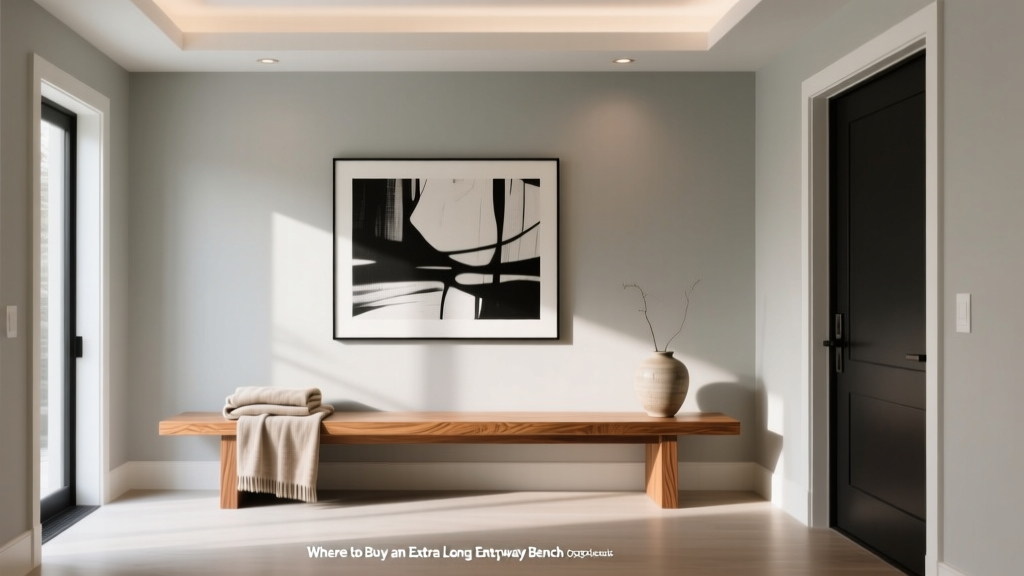 Where to Buy an Extra Long Entryway Bench (2024 Guide)