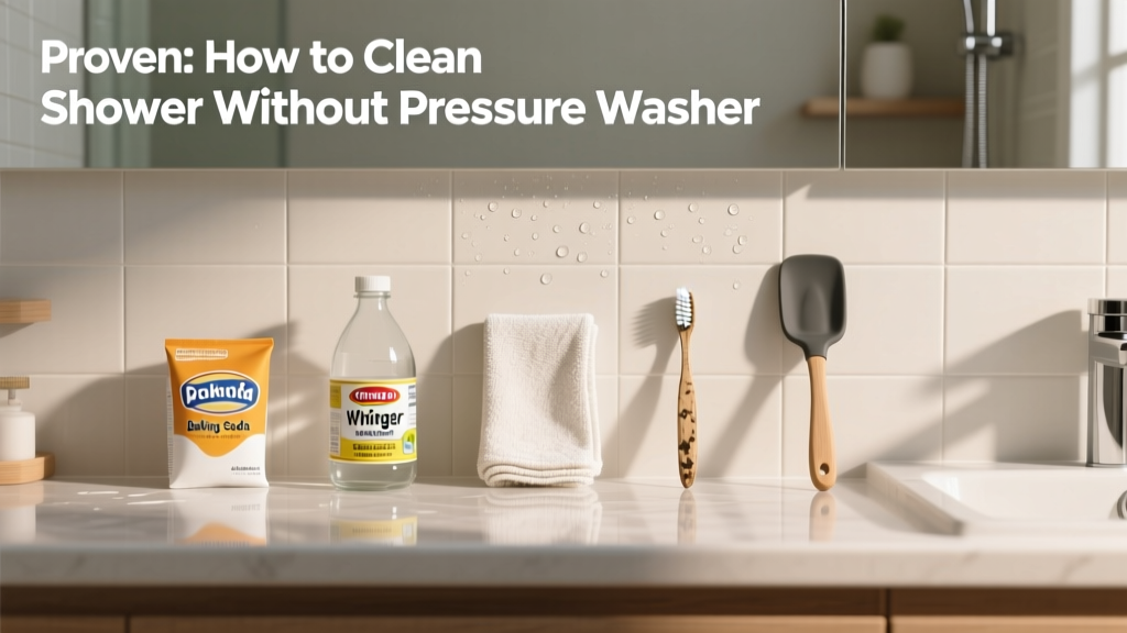 Proven: How to Clean Shower Without Pressure Washer