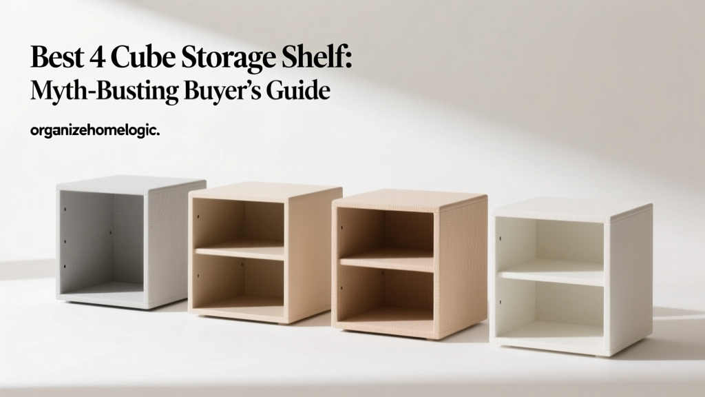 Best 4 Cube Storage Shelf: Myth-Busting Buyer’s Guide