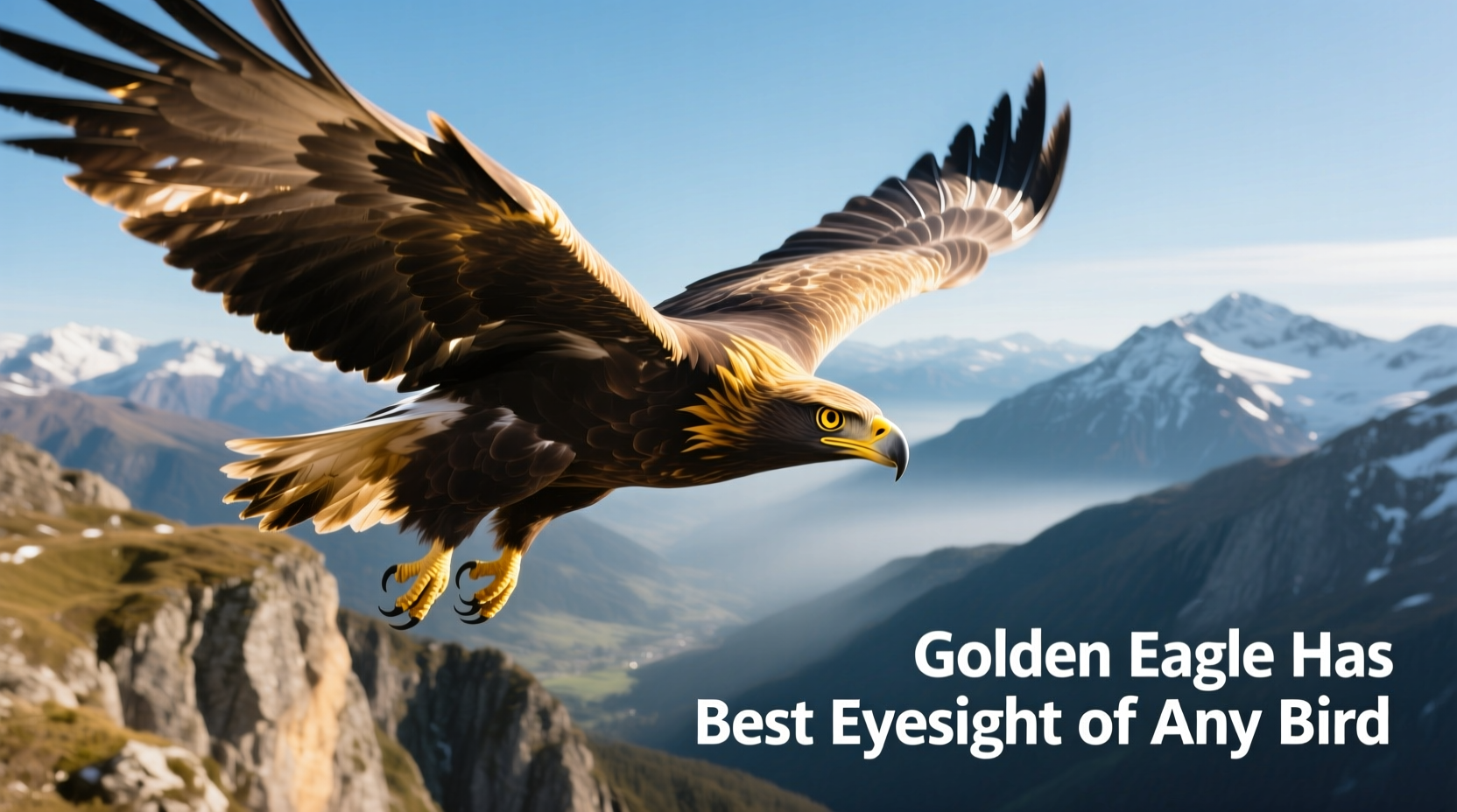 Golden Eagle Has Best Eyesight of Any Bird
