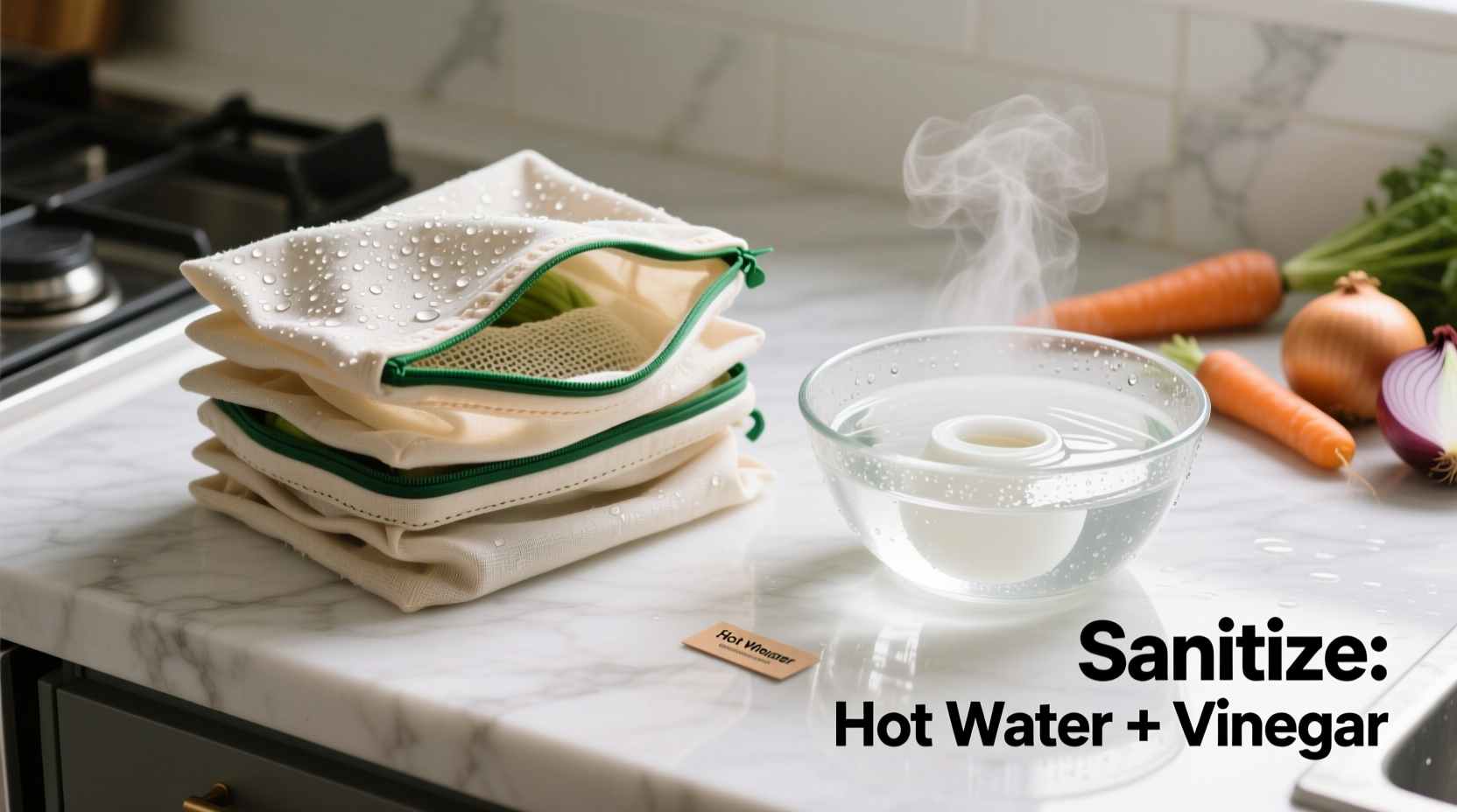 laundry tips sanitize reusable grocery totes