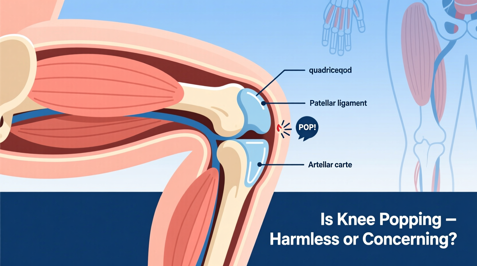 why does my knee pop when i squat harmless or concerning