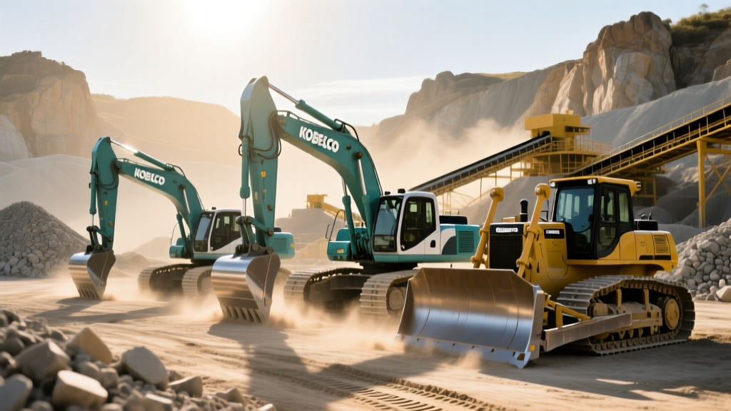 Troubleshooting Kobelco Heavy Equipment for Quarry Processing