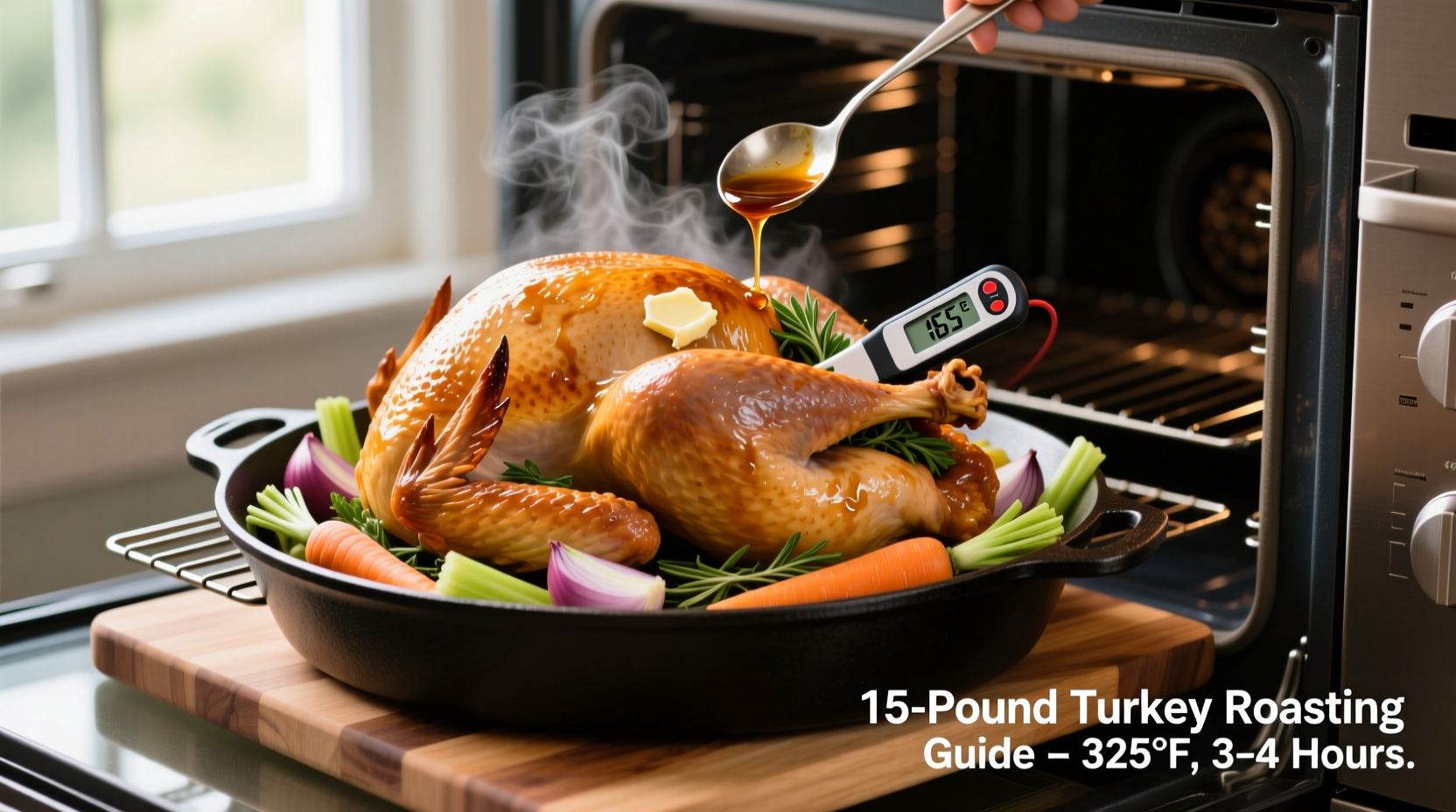 How to Cook a 15-Pound Turkey Perfectly Every Time