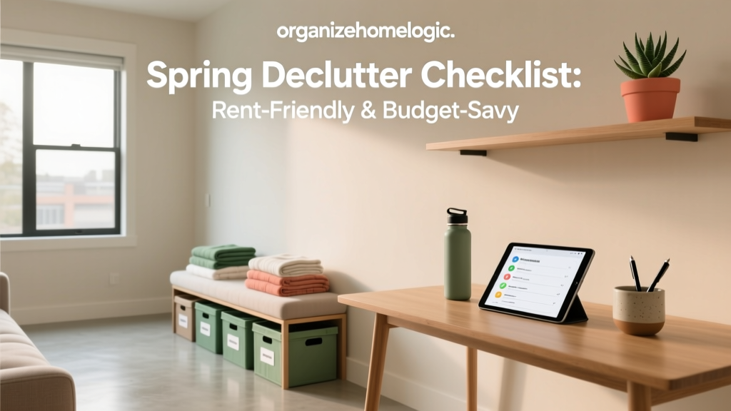 Spring Declutter Checklist: Rent-Friendly & Budget-Savvy