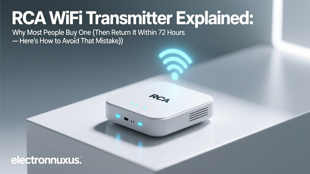 RCA WiFi Transmitter Explained: Why Most People Buy One (Then Return It Within 72 Hours — Here’s How to Avoid That Mistake)