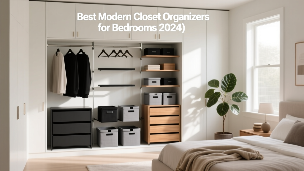 Best Modern Closet Organizers for Bedrooms (2024)