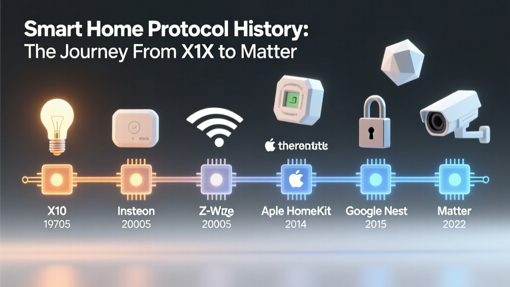 Smart Home Protocol History: The Journey From X10 to Matter