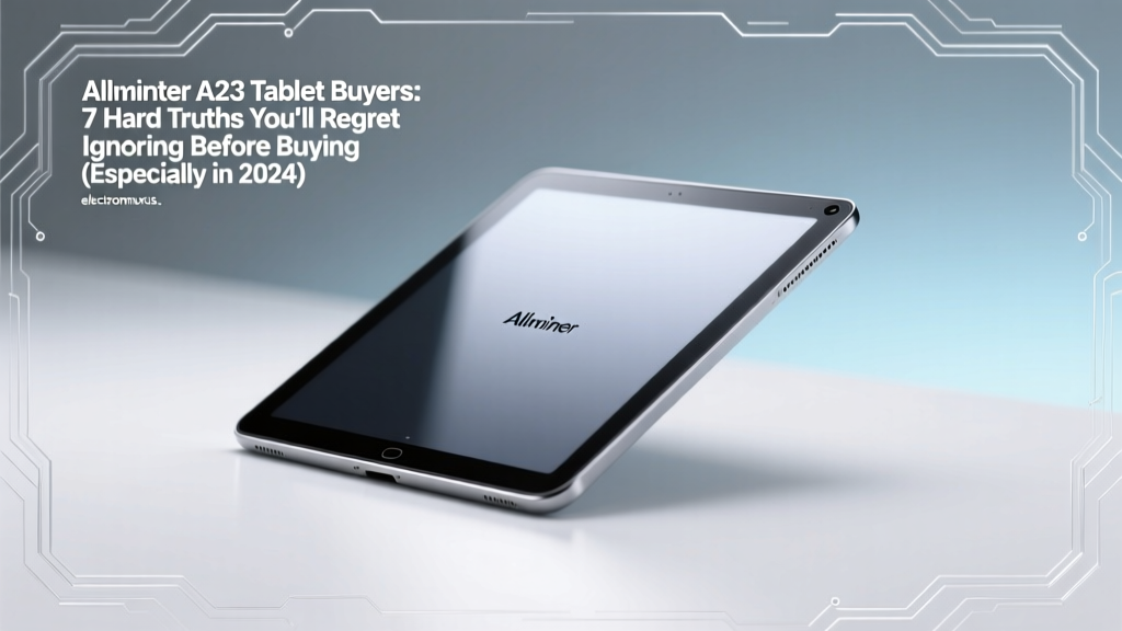 Allwinner A23 Tablet Buyers: 7 Hard Truths You’ll Regret Ignoring Before Buying (Especially in 2024)