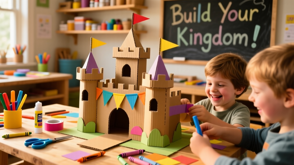 DIY Cardboard Castle for Kids: Build a Play Fortress