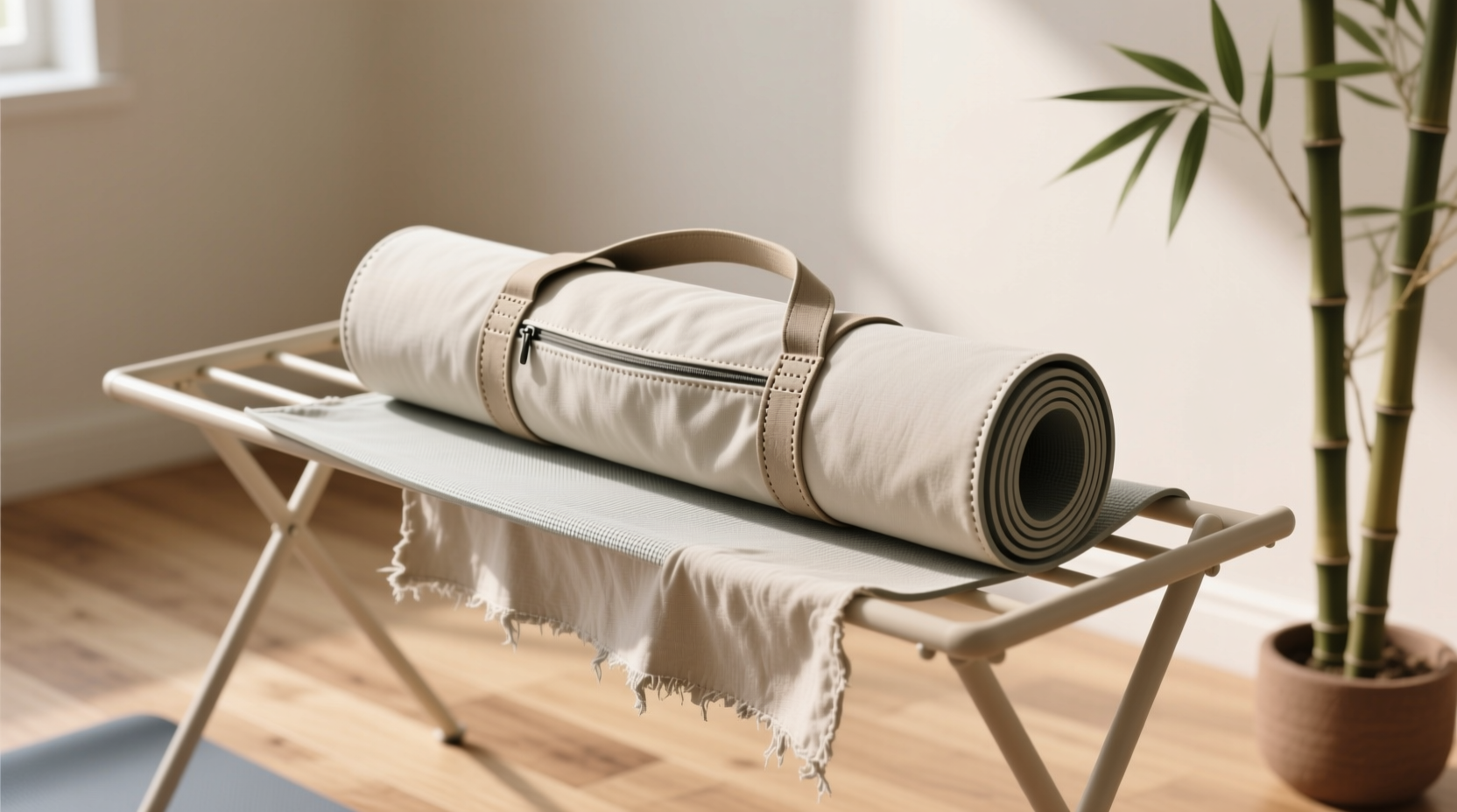 how to clean yoga mat carriers safely
