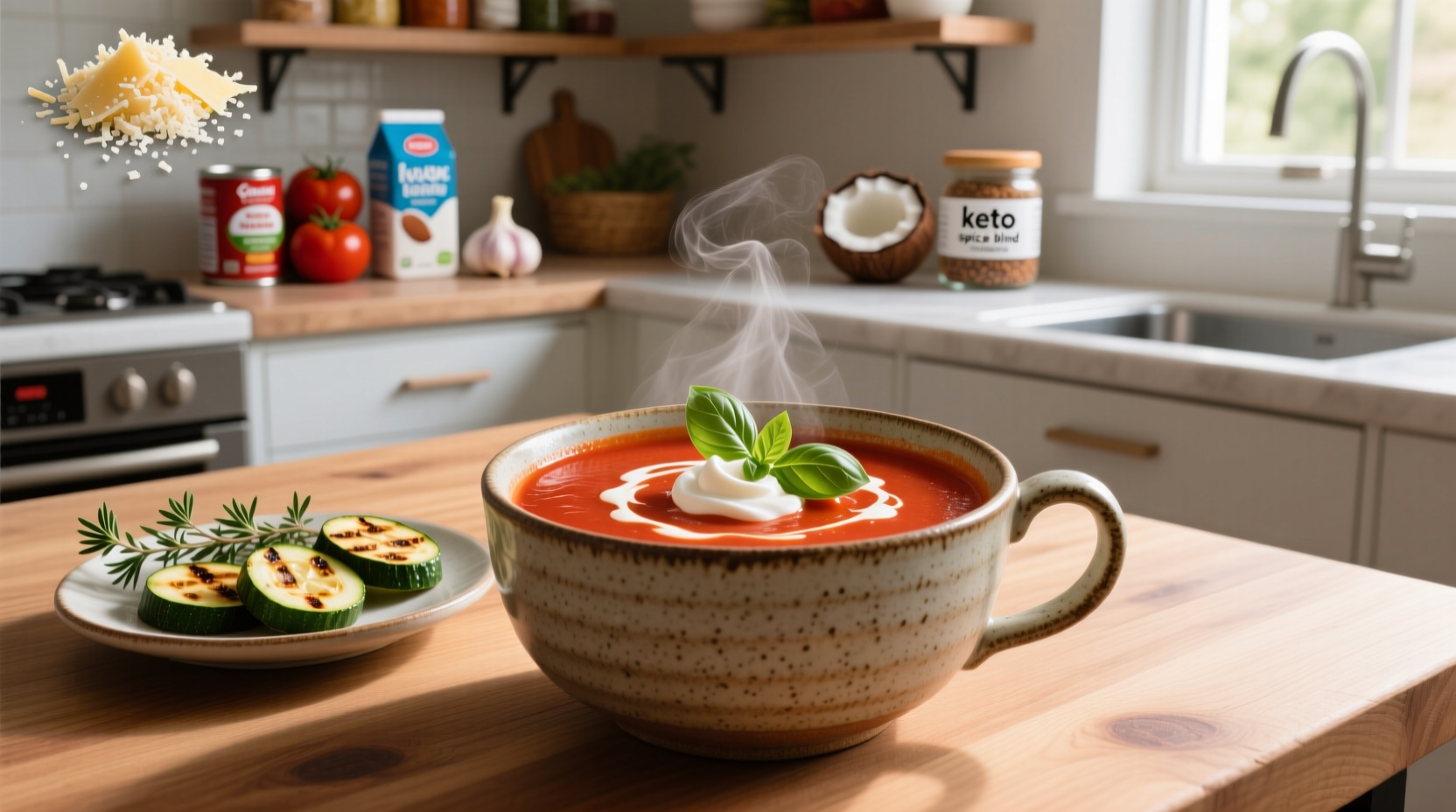 Creamy Keto Tomato Soup Recipe: 4.2g Net Carbs