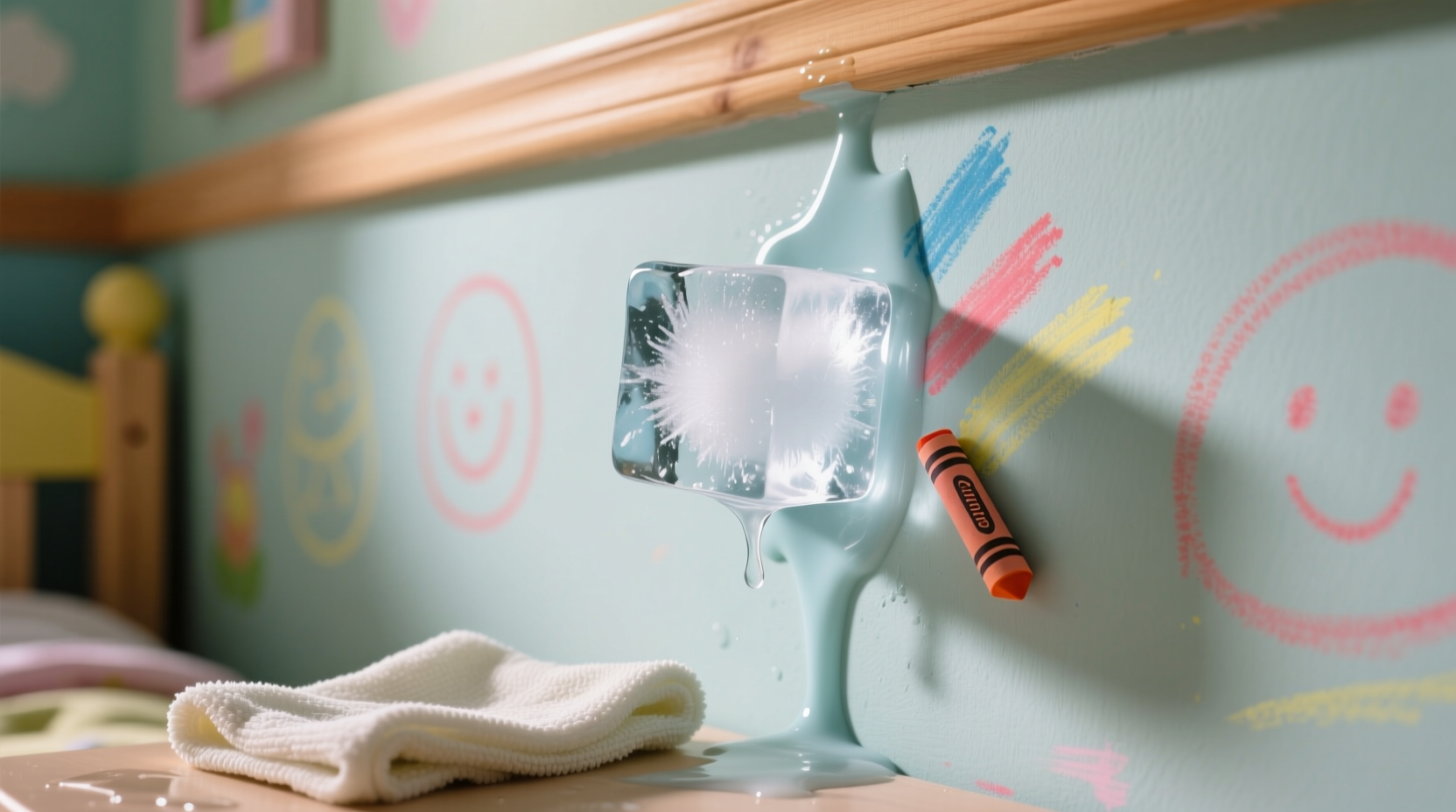 eco friendly crayon removal ice microfiber only