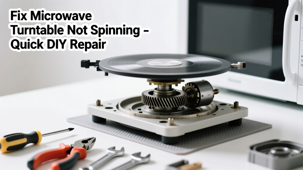 Fix Microwave Turntable Not Spinning: Quick DIY Repair